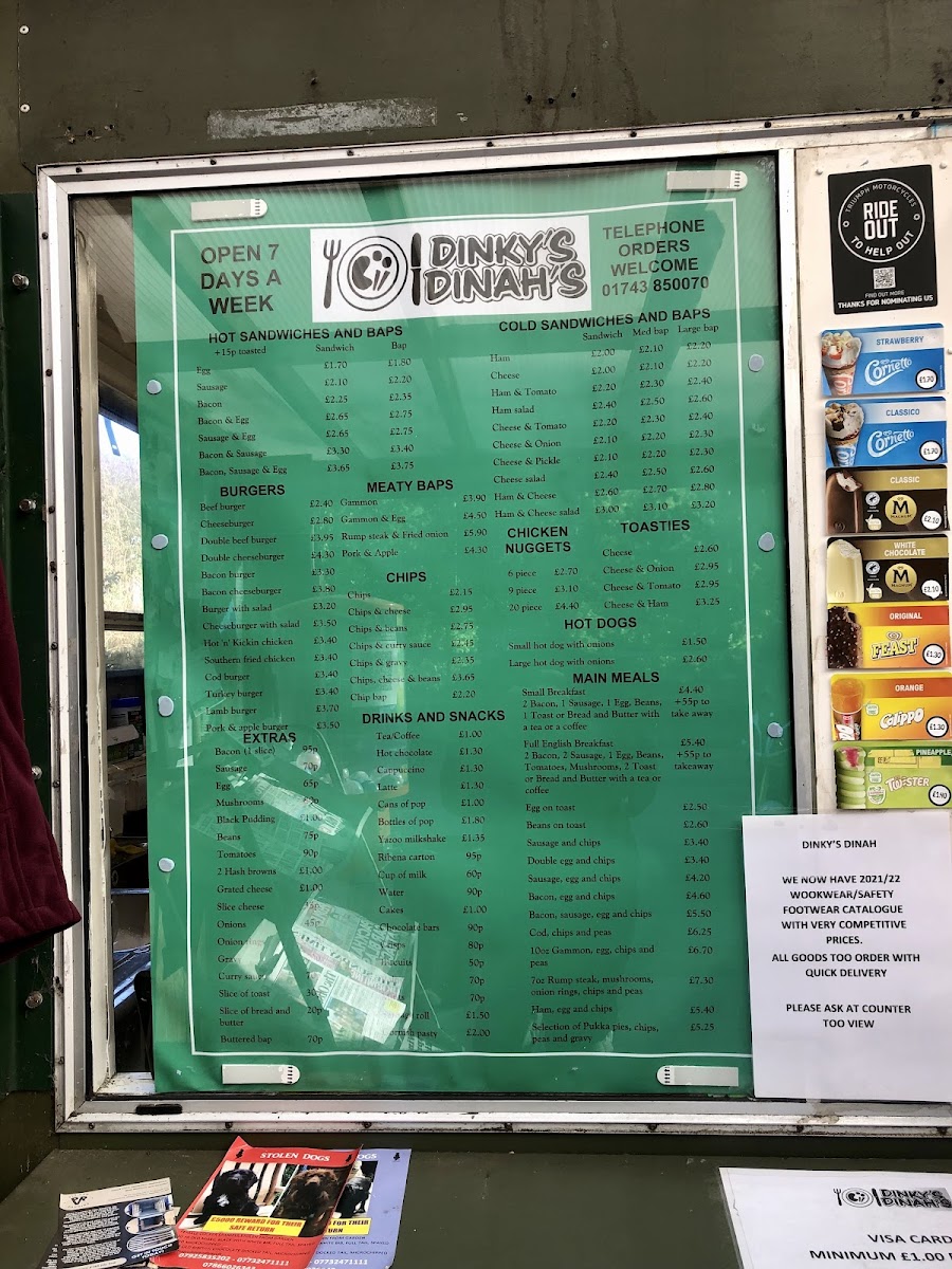 Dinkys Dinahs Menu - Image 4